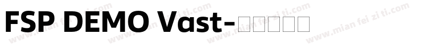 FSP DEMO Vast字体转换